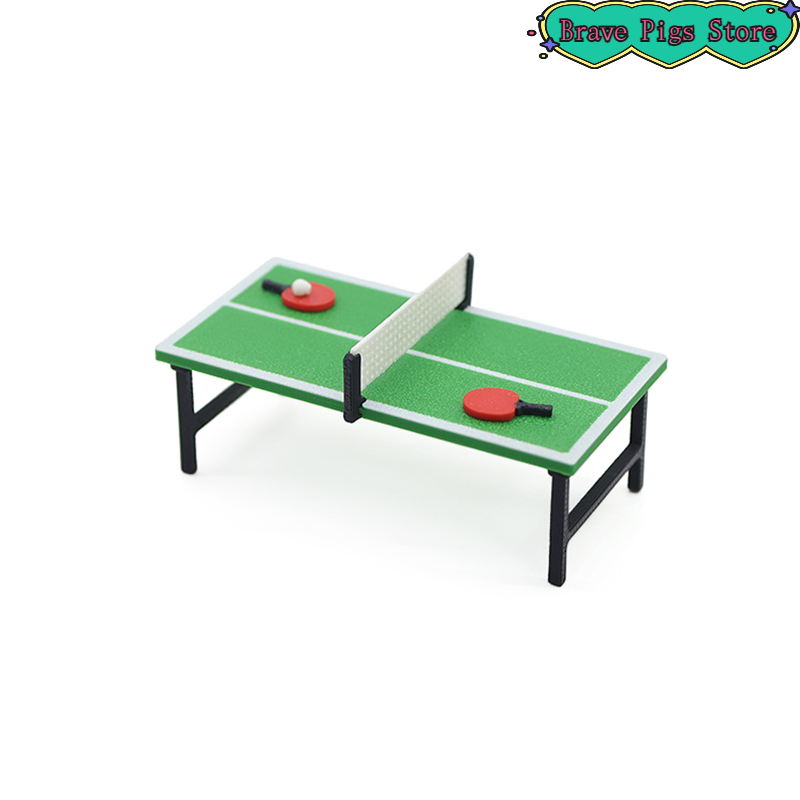 Badminton League - 1:12 Miniature Table Tennis Racket Model