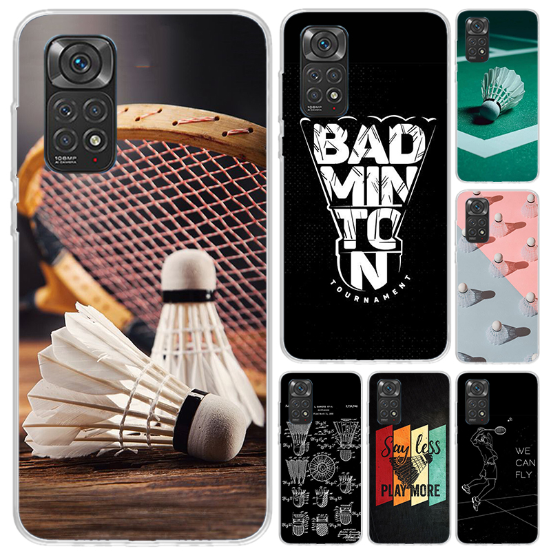 Badminton Logo - Badminton Sport Phone Case for Xiaomi