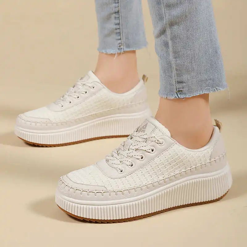 Brown Shoes Woman Flats Autumn - Badminton News review and price