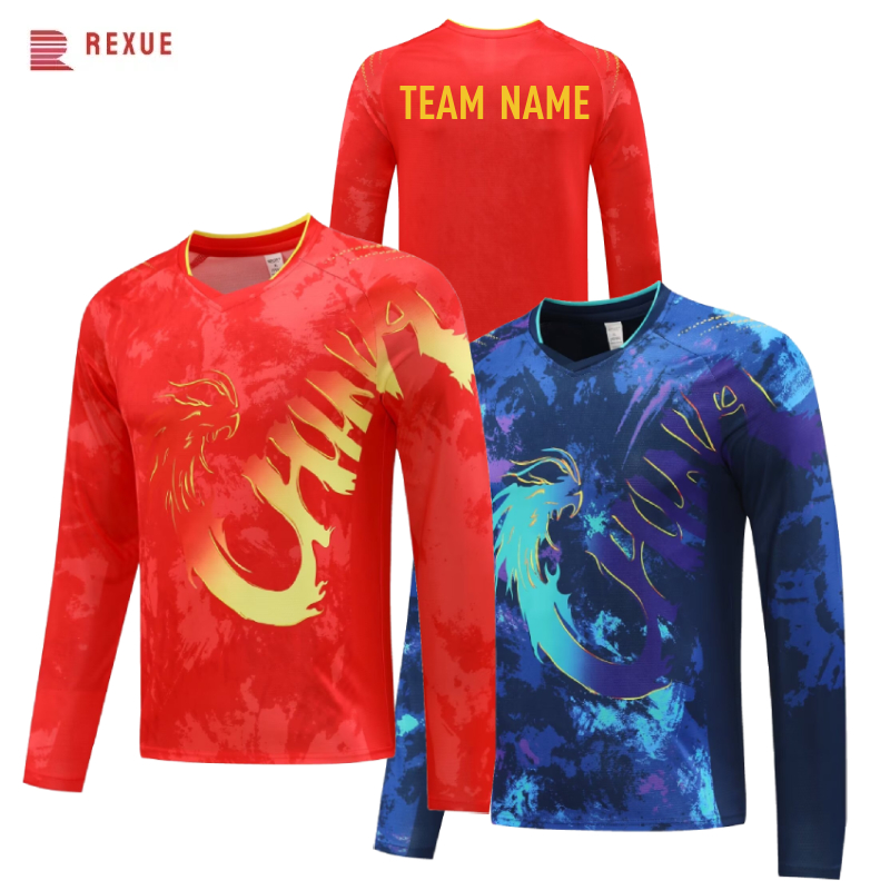 China Dragon Long Sleeve Table - Badminton Logo review and price
