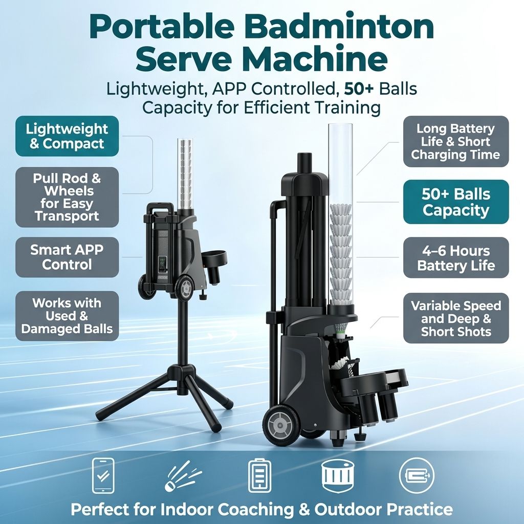 JMZ Badminton Ball Feeder Auto - Feeder Machine Badminton review and price