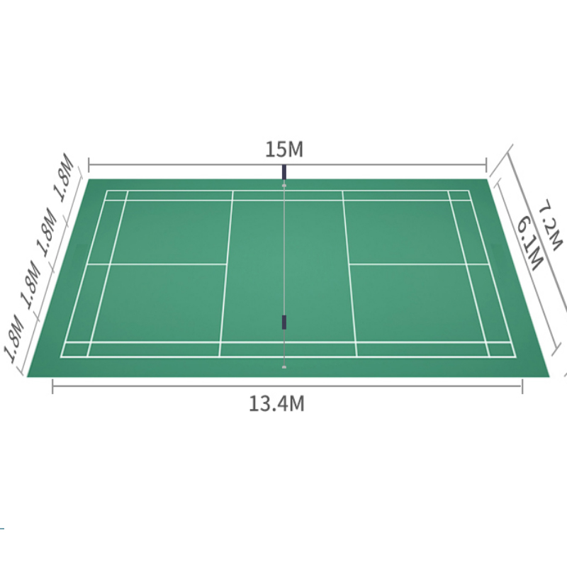 Beable Standard 5.0mm PVC Badm - Badminton Logo review and price
