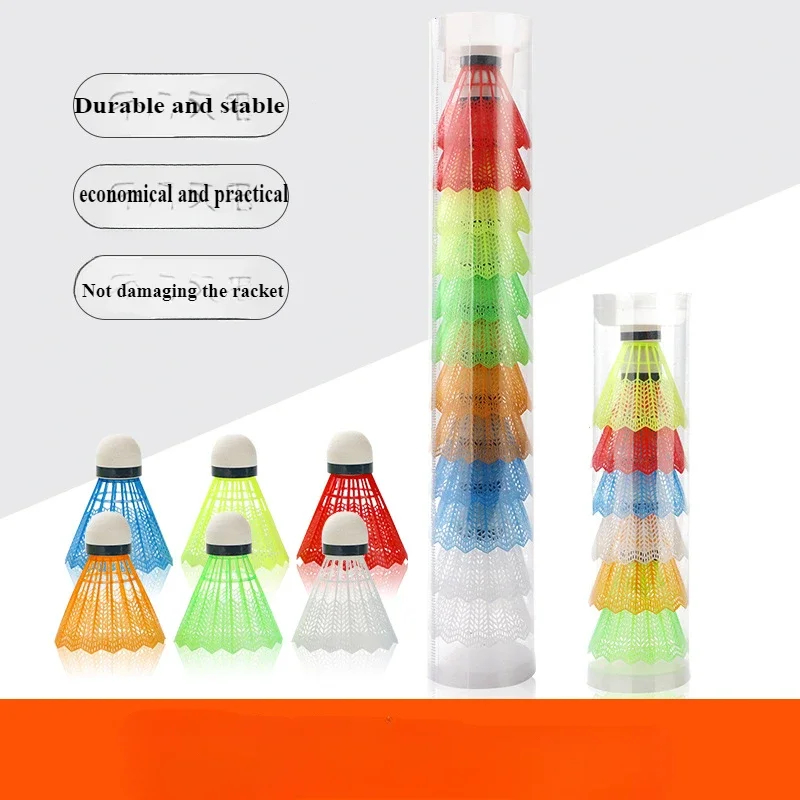 12 Pcs/Set Colorful Shuttlecoc - Badminton League review and price