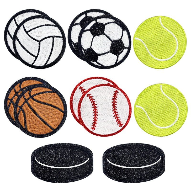 Glitter Sports Baseball Soccer - Badminton Logo review and price