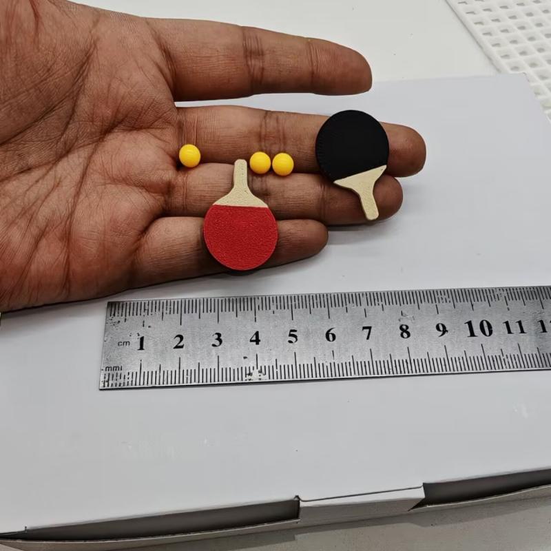 1Set Dollhouse Miniature Ping  - Badminton League review and price